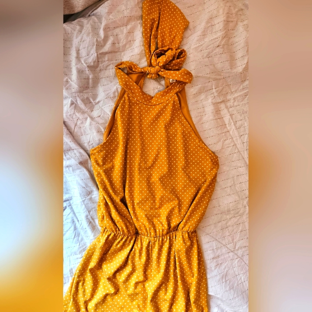 Roller Coster Yellow Jumpsuit